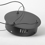 Подвесной светильник Lussole Dade LSP-7249 цвет плафона/подвески Белый, Черный, цвет арматуры Черный-4