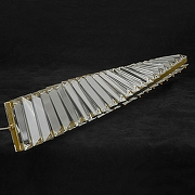 Подвесной светильник Lussole Enterprise LSP-7251 цвет плафона/подвески Прозрачный, цвет арматуры Золото-3