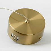 Подвесной светильник Lussole Enterprise LSP-7251 цвет плафона/подвески Прозрачный, цвет арматуры Золото-4