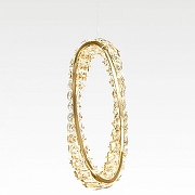 Подвесной светильник Lussole Enterprise LSP-7252 цвет плафона/подвески Прозрачный, цвет арматуры Золото