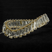 Подвесной светильник Lussole Enterprise LSP-7252 цвет плафона/подвески Прозрачный, цвет арматуры Золото-4