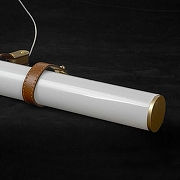 Подвесной светильник Lussole Clinch LSP-7262 цвет плафона/подвески Белый, цвет арматуры Золото-2