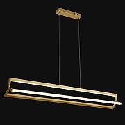 Подвесной светильник Lussole Clinch LSP-7263 цвет плафона/подвески Белый, Золото, цвет арматуры Золото-2