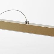 Подвесной светильник Lussole Clinch LSP-7263 цвет плафона/подвески Белый, Золото, цвет арматуры Золото-5