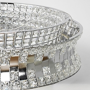 Подвесной светильник Lussole Napa LSP-7267 цвет плафона/подвески Прозрачный, цвет арматуры Хром-2