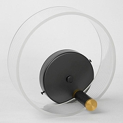 Бра Lussole Bradford LSP-7287 цвет плафона/подвески Прозрачный, цвет арматуры Черный-1