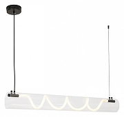 Подвесной светильник Lussole River LSP-7289 цвет плафона/подвески Прозрачный, цвет арматуры Черный-1