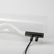 Подвесной светильник Lussole River LSP-7289 цвет плафона/подвески Прозрачный, цвет арматуры Черный-4