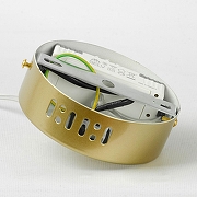 Подвесной светильник Lussole River LSP-7290 цвет плафона/подвески Прозрачный, цвет арматуры Золото-6