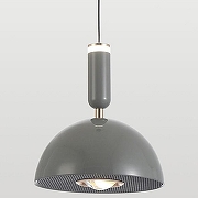 Подвесной светильник Lussole Irvine LSP-7293 цвет плафона/подвески Серый, цвет арматуры Черный