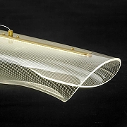 Подвесной светильник Lussole Bradford LSP-7294 цвет плафона/подвески Прозрачный, цвет арматуры Золото-4