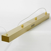 Подвесной светильник Lussole Bradford LSP-7294 цвет плафона/подвески Прозрачный, цвет арматуры Золото-6