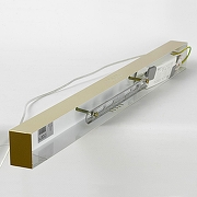 Подвесной светильник Lussole Bradford LSP-7294 цвет плафона/подвески Прозрачный, цвет арматуры Золото-7