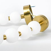 Подвесной светильник Lussole Skew LSP-7299 цвет плафона/подвески Белый, цвет арматуры Золото-1