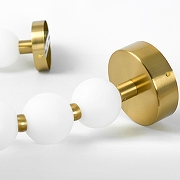 Подвесной светильник Lussole Skew LSP-7299 цвет плафона/подвески Белый, цвет арматуры Золото-2