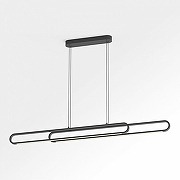 Подвесной светильник Lussole Henry LSP-7304 цвет плафона/подвески Белый, Черный, цвет арматуры Черный-1