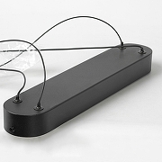 Подвесной светильник Lussole Henry LSP-7304 цвет плафона/подвески Белый, Черный, цвет арматуры Черный-6