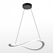 Подвесной светильник Lussole Mitchell LSP-7308 цвет плафона/подвески Белый, Серый, цвет арматуры Серый, Черный-1