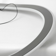 Подвесной светильник Lussole Mitchell LSP-7308 цвет плафона/подвески Белый, Серый, цвет арматуры Серый, Черный-2