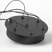 Подвесной светильник Lussole Screven LSP-7326 цвет плафона/подвески Прозрачный, цвет арматуры Черный-5