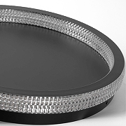 Накладной светильник Lussole Screven LSP-7327 цвет плафона/подвески Прозрачный, цвет арматуры Черный-1