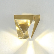 Накладной светильник Lussole Littlerock LSP-7336 цвет плафона/подвески Прозрачный, цвет арматуры Золото-1