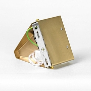 Накладной светильник Lussole Littlerock LSP-7336 цвет плафона/подвески Прозрачный, цвет арматуры Золото-4