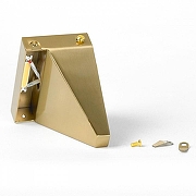 Накладной светильник Lussole Littlerock LSP-7336 цвет плафона/подвески Прозрачный, цвет арматуры Золото-5