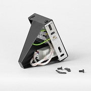 Накладной светильник Lussole Littlerock LSP-7337 цвет плафона/подвески Прозрачный, цвет арматуры Черный-3