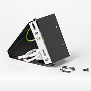 Накладной светильник Lussole Littlerock LSP-7337 цвет плафона/подвески Прозрачный, цвет арматуры Черный-4