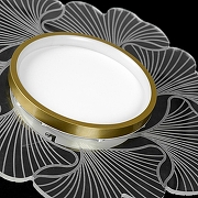 Накладной светильник Lussole Benton LSP-7340 цвет плафона/подвески Прозрачный, цвет арматуры Золото-1