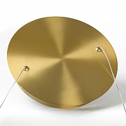 Подвесной светильник Lussole Howard LSP-7347 цвет плафона/подвески Белый, Золото, цвет арматуры Золото-2