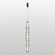 Подвесной светильник Lussole Howard LSP-7349 цвет плафона/подвески Белый, Черный, цвет арматуры Черный-1