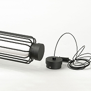 Подвесной светильник Lussole Howard LSP-7349 цвет плафона/подвески Белый, Черный, цвет арматуры Черный-5