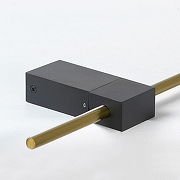 Накладной светильник Lussole Bridgeport LSP-7353 цвет плафона/подвески Золото, цвет арматуры Черный-2