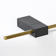 Накладной светильник Lussole Bridgeport LSP-7354 цвет плафона/подвески Золото, цвет арматуры Черный-2