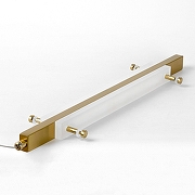 Подвесной светильник Lussole Blount LSP-7357 цвет плафона/подвески Прозрачный, цвет арматуры Бронза-2