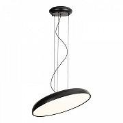 Подвесной светильник Lussole Crook LSP-7360 цвет плафона/подвески Белый, Черный, цвет арматуры Черный-1