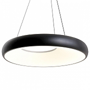 Подвесной светильник Lussole Crook LSP-7362 цвет плафона/подвески Белый, Черный, цвет арматуры Черный