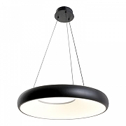 Подвесной светильник Lussole Crook LSP-7362 цвет плафона/подвески Белый, Черный, цвет арматуры Черный-1