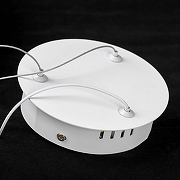 Подвесной светильник Lussole Crook LSP-7363 цвет плафона/подвески Белый, цвет арматуры Белый-4