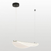 Подвесной светильник Lussole Calvert LSP-7366 цвет плафона/подвески Прозрачный, цвет арматуры Черный-2