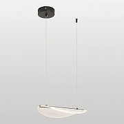 Подвесной светильник Lussole Calvert LSP-7367 цвет плафона/подвески Прозрачный, цвет арматуры Черный-2