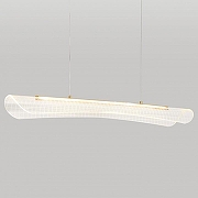 Подвесной светильник Lussole Calvert LSP-7368 цвет плафона/подвески Прозрачный, цвет арматуры Золото