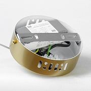 Подвесной светильник Lussole Calvert LSP-7368 цвет плафона/подвески Прозрачный, цвет арматуры Золото-7