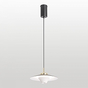 Подвесной светильник Lussole Irvine LSP-7377 цвет плафона/подвески Белый, Черный, цвет арматуры Черный-1