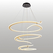 Подвесной светильник Lussole Hale LSP-7380 цвет плафона/подвески Белый, Золото, цвет арматуры Черный-1