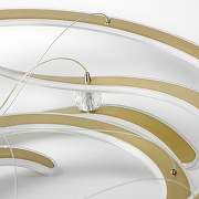 Подвесной светильник Lussole Hale LSP-7380 цвет плафона/подвески Белый, Золото, цвет арматуры Черный-2