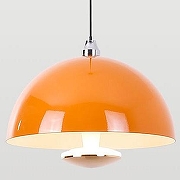 Подвесной светильник Lussole LSP-738 LSP-7387 цвет плафона/подвески Оранжевый, цвет арматуры Черный