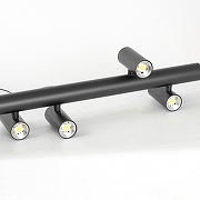 Подвесной светильник Lussole Hopkins LSP-7405 цвет плафона/подвески Белый, Прозрачный, цвет арматуры Черный-5